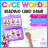 CVCE Words Card Game Phonics Literacy Center Activity for Valentine's Day