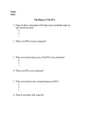 Intro to Ag 1 - History of the FFA (What is the FFA?) Guided Worksheet Packet