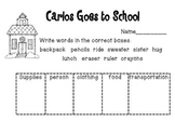 Reading A-Z Level A Carlos Goes to School