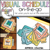 Portable Visual Schedule, Lanyard School Schedule On the Go, Special Education