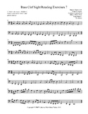 Bass Clef Sight Reading Exercises 7
