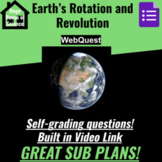 Earth's Rotation and Revolution WebQuest (Great sub plans!)