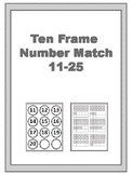 Ten Frame Number Match 11-25