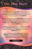 Do the Math ( 11X17 Poetic poster about healthy relationships)