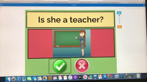 Yes No Questions Speech Therapy Boom Cards?- Community Helpers Distance Learning