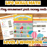 Amusement Park Life Skills Functional Money Math Level 3 Workbook Special Ed