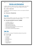 Similes and Metaphors Activity