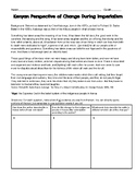 Impact of Imperialism (with Primary Sources)