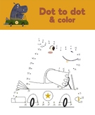 Connect & Color: Fun Dot-to-Dot Activity Book for Kids