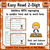 Sets 3+4 Mini-Bundle Easy 2-digit Addition WITH Regrouping