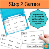 Reading System Step 2 Games (2.1, 2.2, 2.3, 2.4, 2.5) | Glued Sounds & Blends