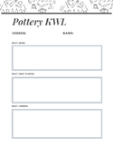 Pottery KWL Chart