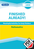 FINISHED ALREADY: MATHEMATICS - LOWER UNIT (Y1/P2,Y2/P3)