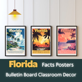 Florida Posters with Facts | Bulletin Board Classroom Decor