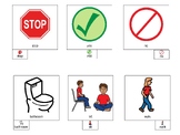 Lanyard Visuals for Special Ed with Tabs