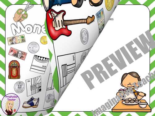 Cut, Paste and Complete - Money (Australian Currency)