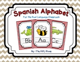 Half Page Chevron-Dual Language Alphabet Posters