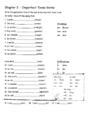 Imperfect verbs - Buen Viaje 2 Chapter 3