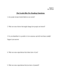 "The Scarlet Ibis" Pre-Reading Questions