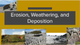 Erosion, Weathering, and Deposition - Lesson Google Slides and Student Worksheet