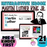Martin Luther King Jr Digital eBook MLK Day Google Slides Read Aloud