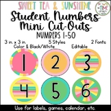 Number Labels | Mini Cut Outs | Sweet Tea and Sunshine | Games | Centers