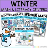 January Winter Math and Literacy Centers