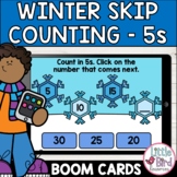 Winter Skip Counting By 5 Boom Cards | Counting On in 5s to 100