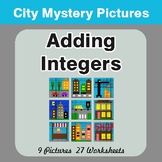 Adding Integers - Color-By-Number Math Mystery Pictures