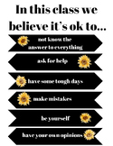 Back to School Bulletin Board / SEL / Guidance / Sunflower Bulletin Board