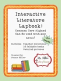 Interactive Literature Lapbook 3rd Grade Common Core Aligned