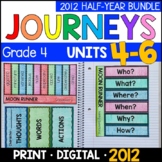 Journeys 2012 4th Grade HALF-YEAR BUNDLE: Units 4-6 Supplement w/ GOOGLE