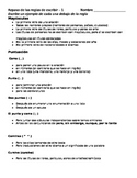 Spanish for heritage speakers mechanics review notes and practice handout