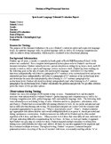Speech Therapy-CELF-5 Ages 9-21 Report Template