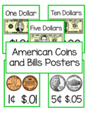 American Coins & Bills Poster