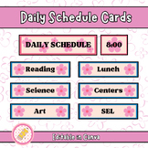 Daily Schedule Cards | Visual Schedule | Editable | Classroom Management