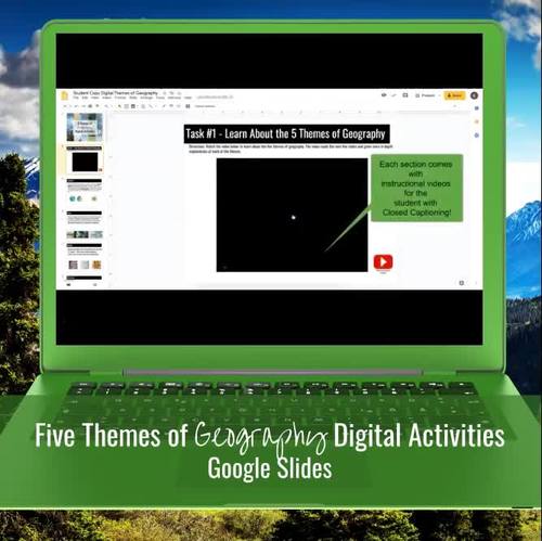 Five Themes of Geography: Digital Activities Google Slides | Distance Learning