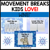 Movement Breaks Kids Love!  WINTER THEME