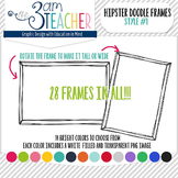 Hipster Doodle Frames: Style #1