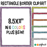 Simple Rectangle Border Clipart Frame