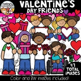 Valentine's Day Friends Clipart {Valentine's Clipart}