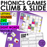 SOR Phonics and Alphabet Climb and Slide Game Back to School