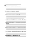 End of Year survey for student feedback