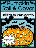 Pumpkin Activities: Pumpkin Roll & Cover Halloween Math Activity Bundle