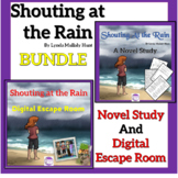Shouting at the Rain Bundle Novel Study and Digital Escape Room