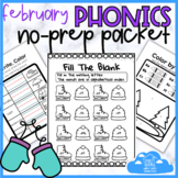 February Themed Phonics Packet Activities (No-Prep)