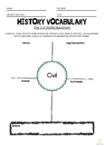 Civil Rights Movement Vocabulary Organizers
