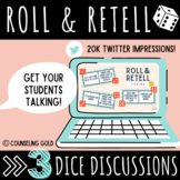 Roll & Retell Dice Games - 3 SEL Discussions on Google Slides?