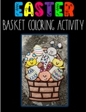 Easter Basket Coloring Activity