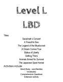 Level L - LBD Small Group Reading
